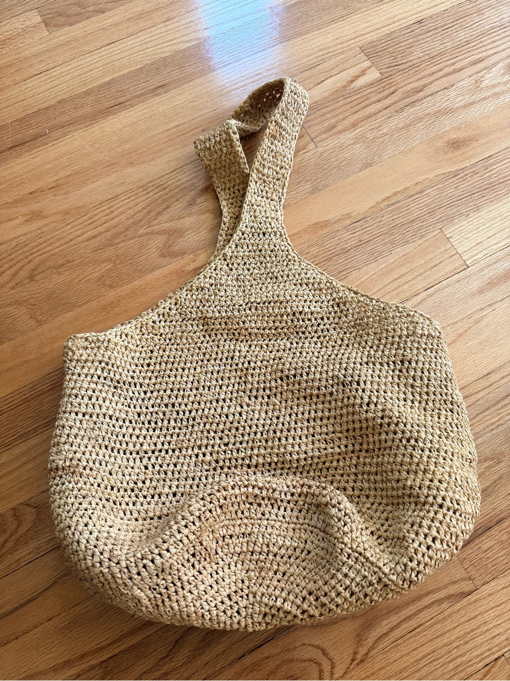 Vintage Helen Kaminski Raffia Sac Shoulder Bag Handmade Madagascar